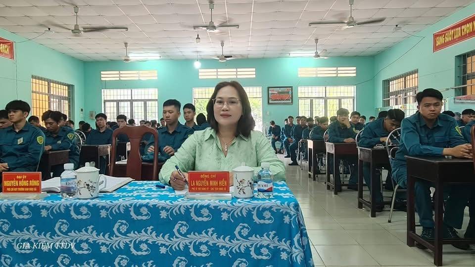 Xã Gia Kiệm bế mạc huấn luyện Trung đội Dân quân cơ động năm 2026