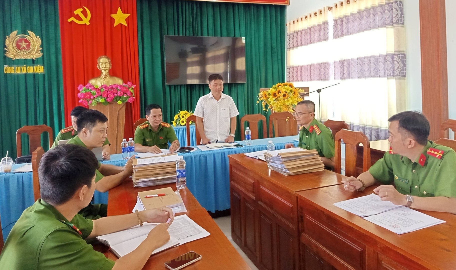 Kiểm tra công tác thi hành án hình sự tại cộng đồng xã Gia Kiệm