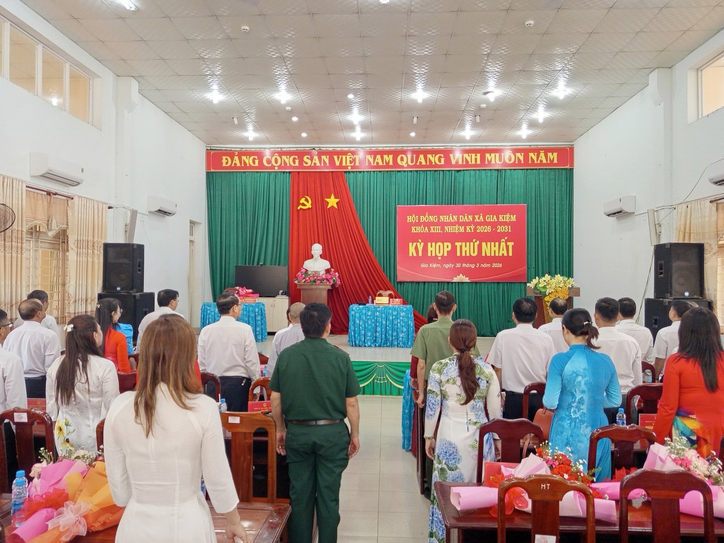 Kỳ họp thứ nhất HĐND xã Gia Kiệm khóa XIII, nhiệm kỳ 2026-2031