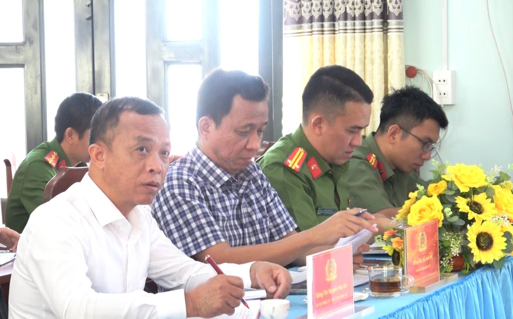 Công an xã Gia Kiệm và Ban Chỉ huy quân sự xã tổ chức hội nghị tổng kết công tác phối hợp thực hiện Nghị định 03/2019/NĐ-CP 