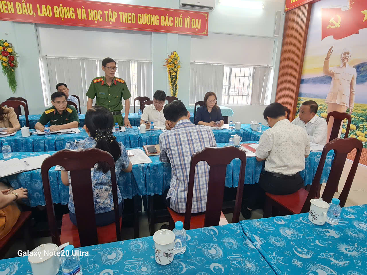 Ttổ chức họp triển khai công tác bầu cử đại biểu Quốc hội khoá XVI và đại biểu Hội đồng nhân dân các cấp, nhiệm kỳ 2026 - 2031 trên địa bàn xã