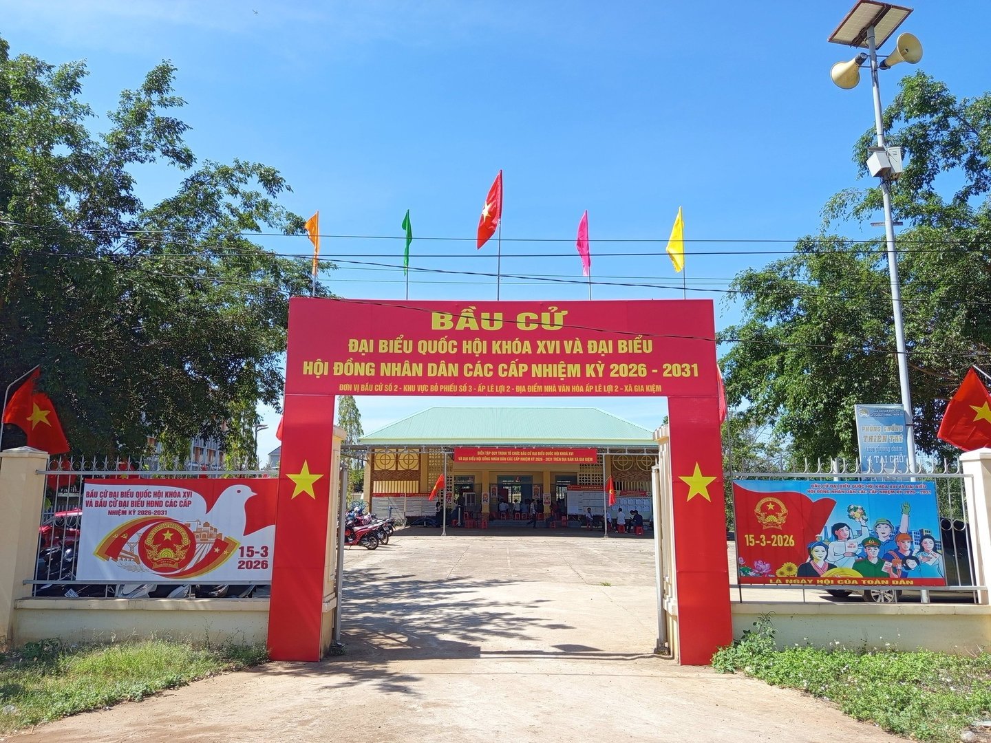 Xã Gia Kiệm diễn tập quy trình tổ chức ngày bầu cử