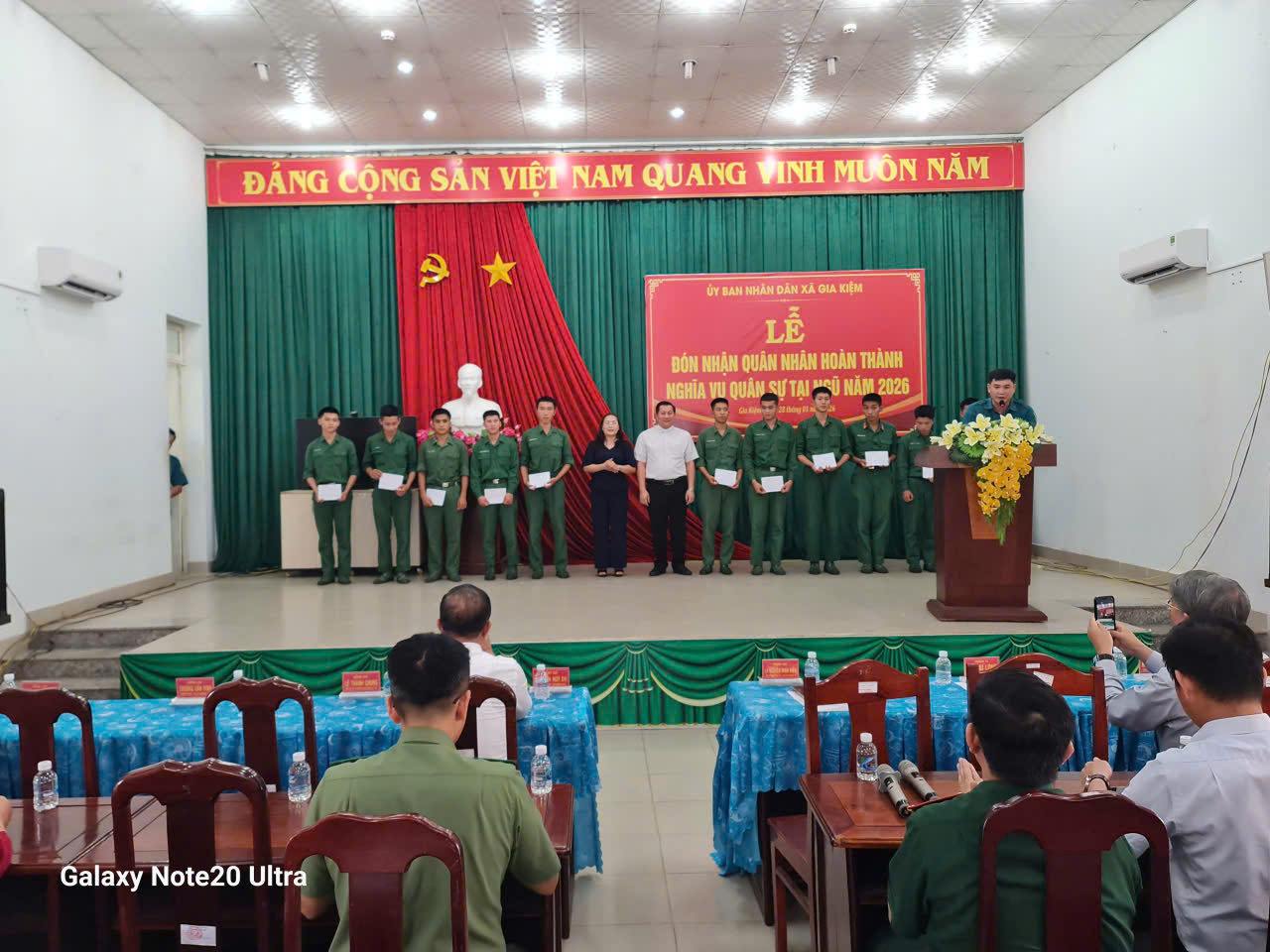 Lễ đón nhận quân nhân hoàn thành nghĩa vụ quân sự tại ngũ năm 2026