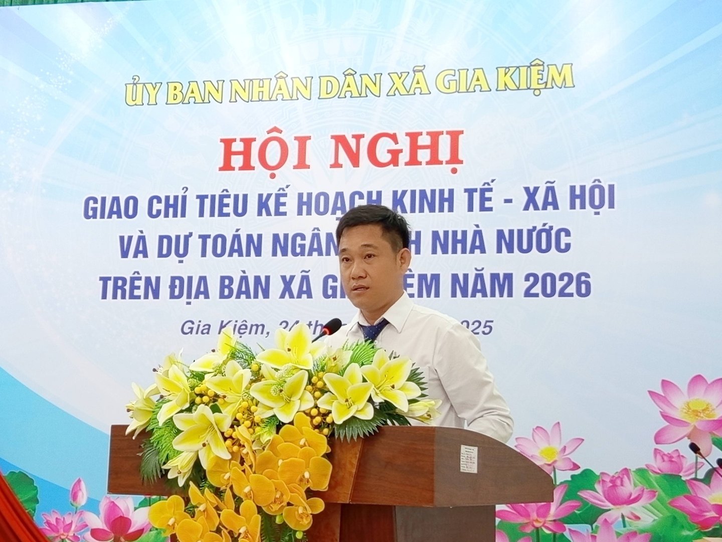 Hoi Nghi Giao Chi Tieu Ke Hoach Kinh Te Xa Hoi Va Du Toan Ngan Sach Nha Nuoc Xa Gia Kiem Nam 2026 - Ảnh 8